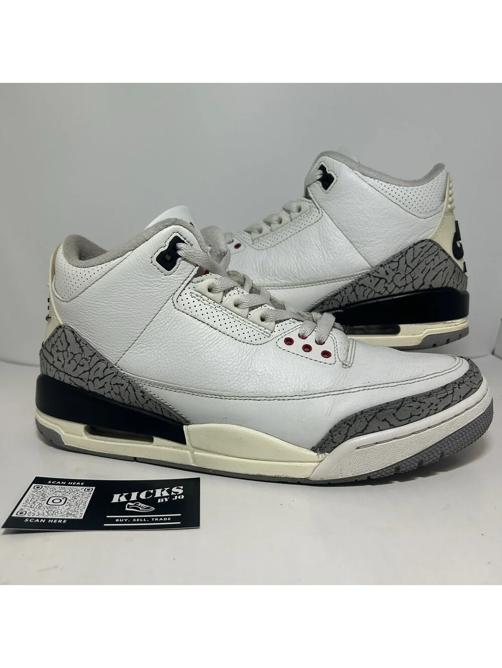 Air Jordan 3 Retro White Cement Reimagined 2023 - Size 9.5 - (DN3707-100)